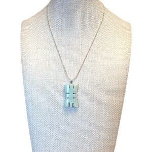 Vintage White Jade Chinese "FU" Pendant Signifies Fortune & Good Luck